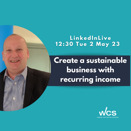 Create a sustainable business with recurring income