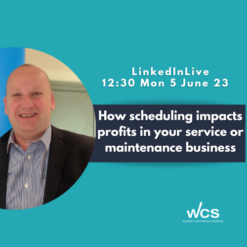 How scheduling impacts profits in your maintenance / service business