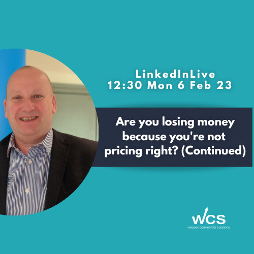Are you losing money because you’re not pricing right? (continued)